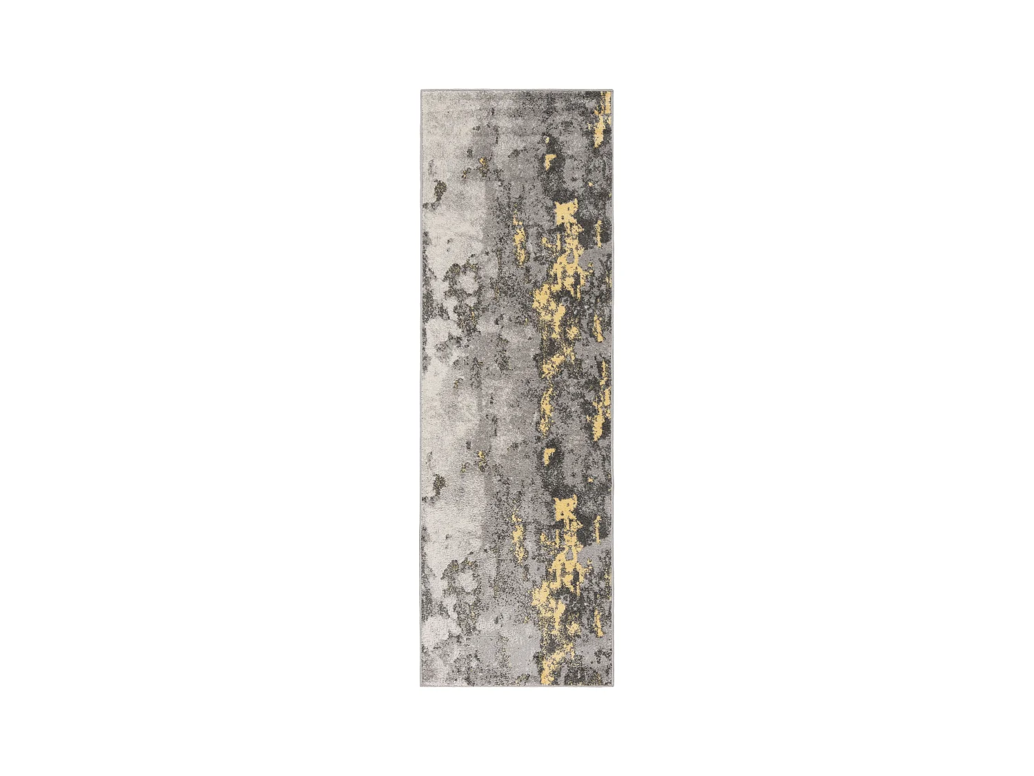 Tapis Gris/Jaune 76 X 183 cm - Evelyn