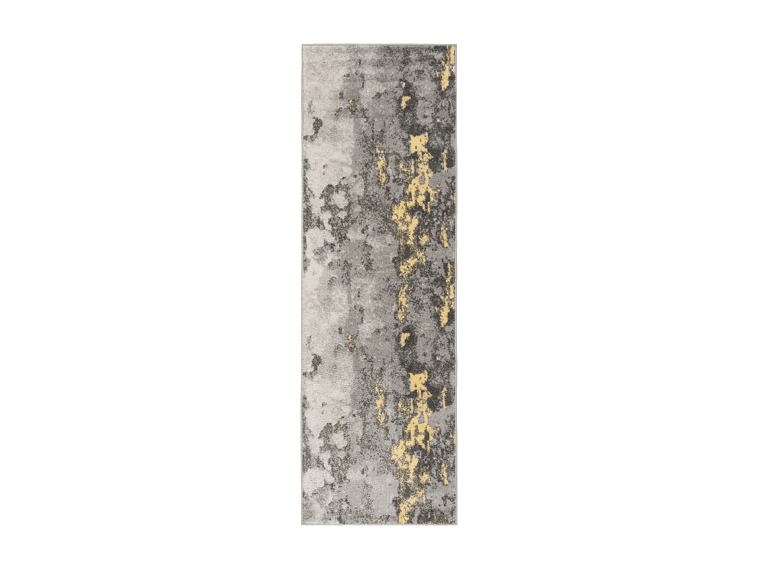 Tapis Gris/Jaune 76 X 183 cm - Evelyn