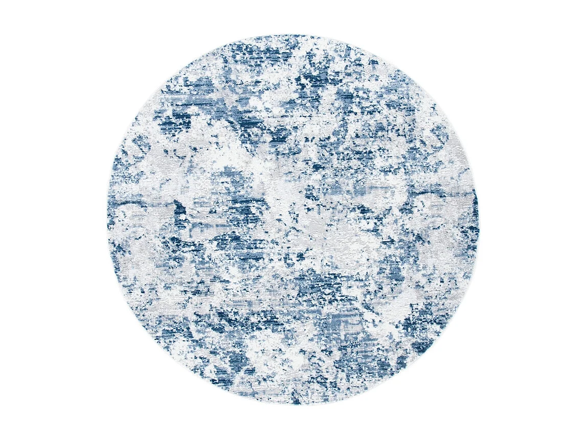 Tapis Marine/Gris 91 X 91 cm - Rhiannon