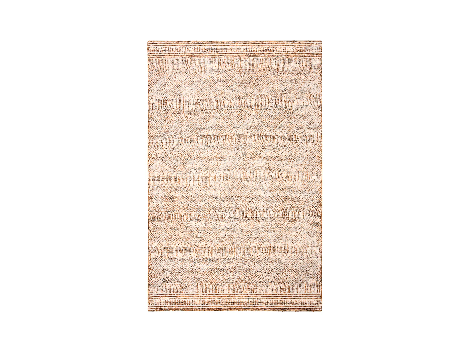 Tapis Ivoire/Rouille 183 X 274 cm - Alaska