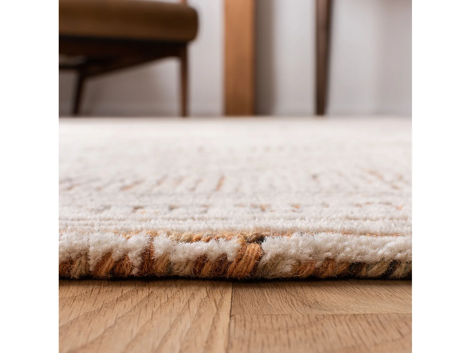 Tapis Ivoire/Rouille 183 X 274 cm - Alaska