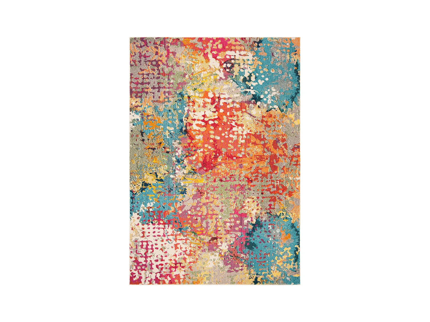 Tapis Neutre/Multicolore 183 X 274 cm - Hailey