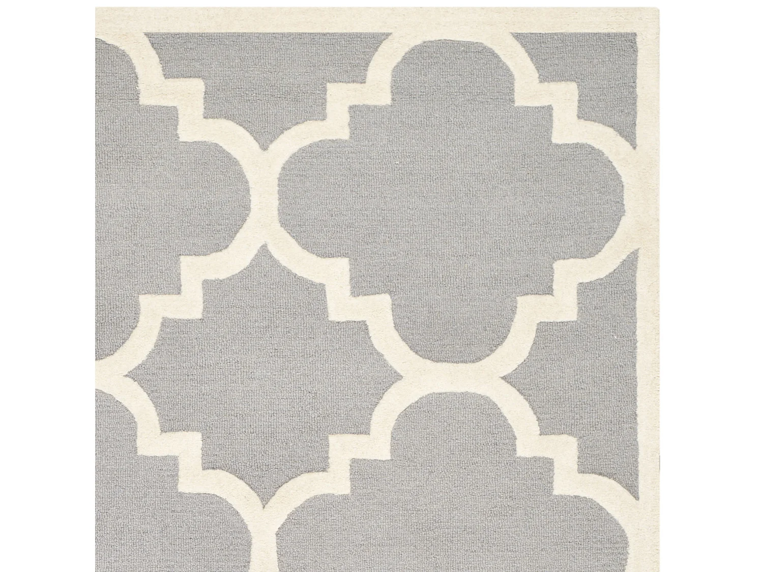 Tapis Argent/Ivoire 183 x 274 cm - Lenora