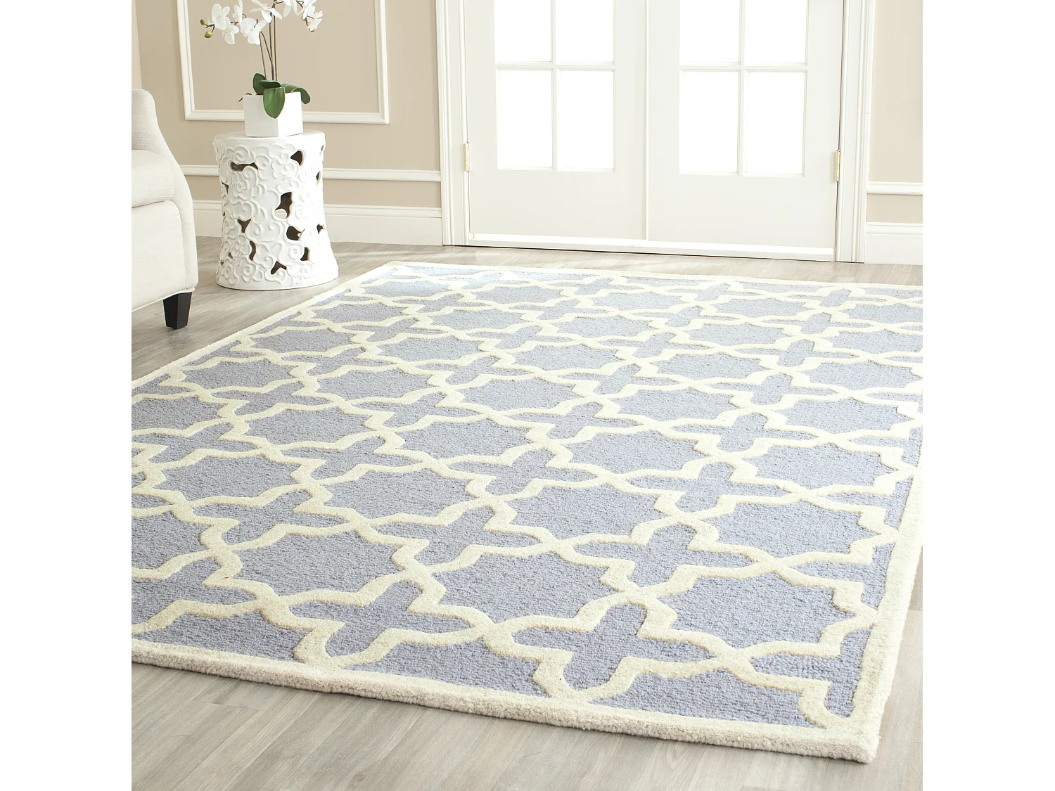 Tapis Bleu/Neutre 152 X 244 cm - Malerie