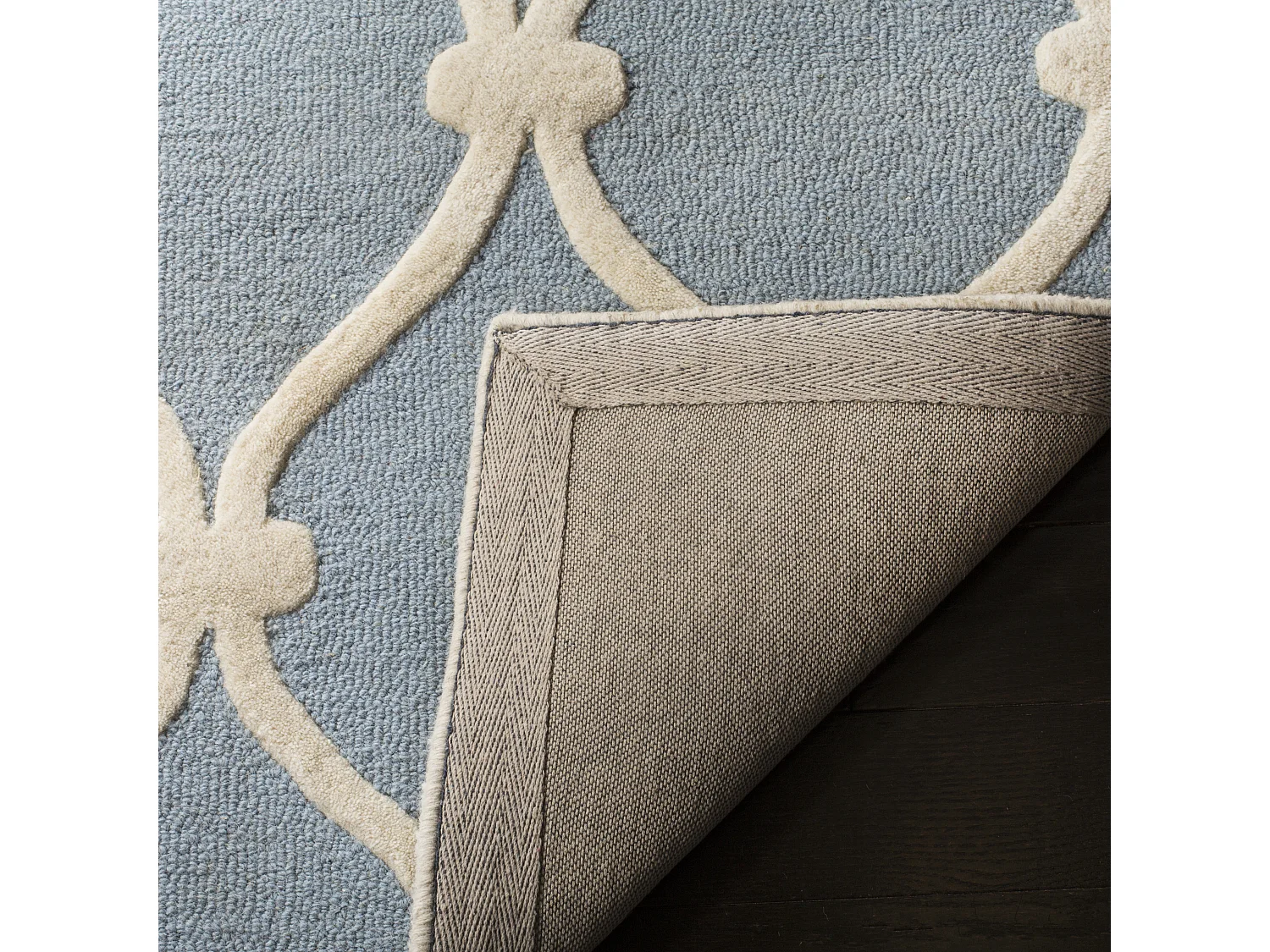 Tapis Bleu/Neutre 122 X 183 cm - Hugo