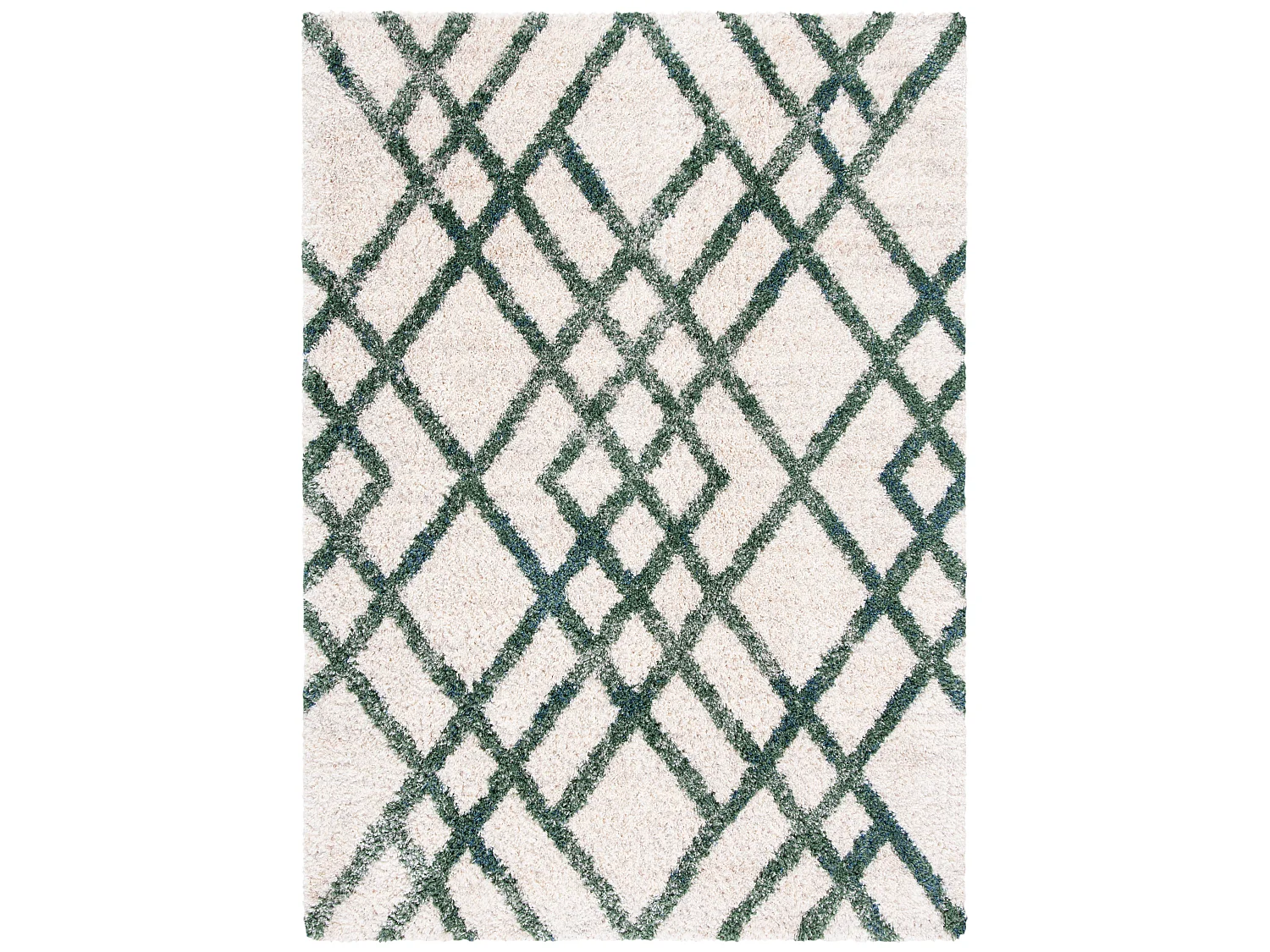 Tapis Ivoire/Vert 61 X 91 cm - Myra