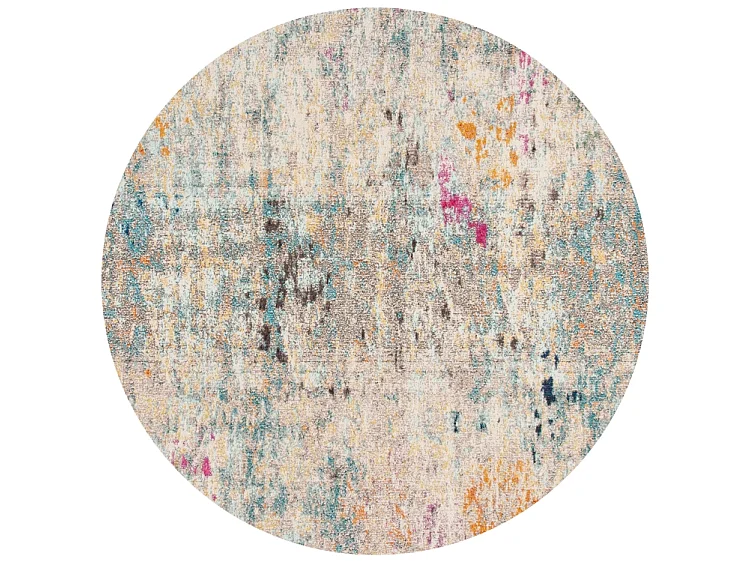 Tapis Gris/Or 122 X 122 cm - Paisley