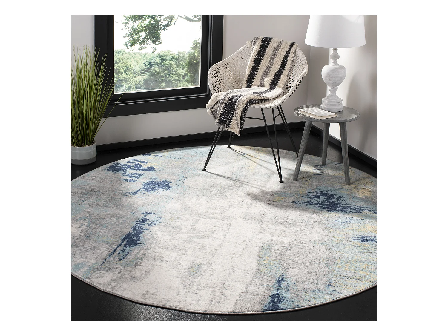 Tapis Gris/Or 201 X 201 cm - Danni