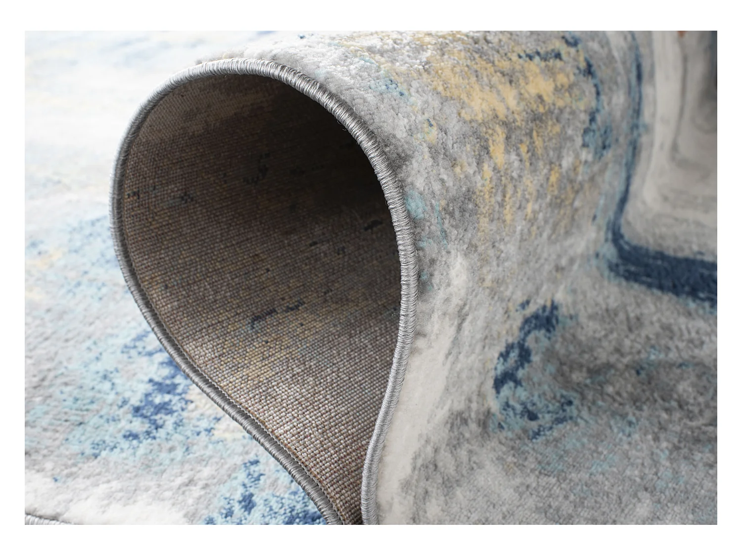 Tapis Gris/Or 201 X 201 cm - Danni