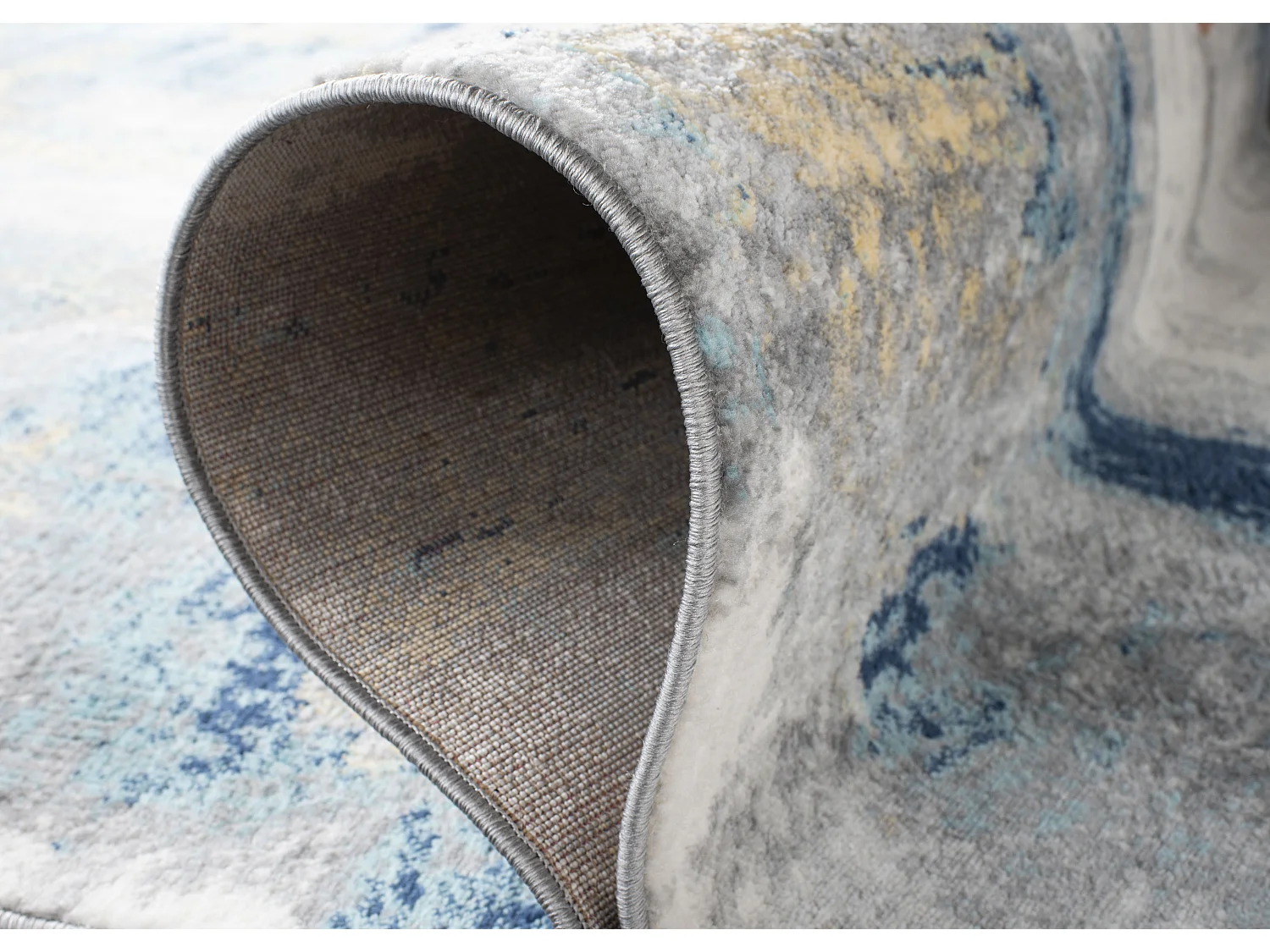 Tapis Gris/Or 201 X 201 cm - Danni