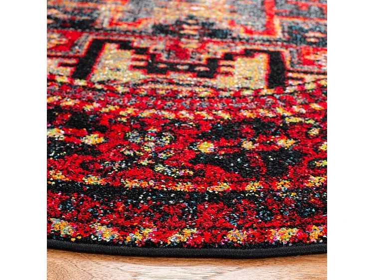 Tapis Rouge/Multicolore 91 X 91 cm - Waverly