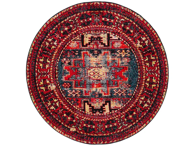 Tapis Rouge/Multicolore 91 X 91 cm - Waverly