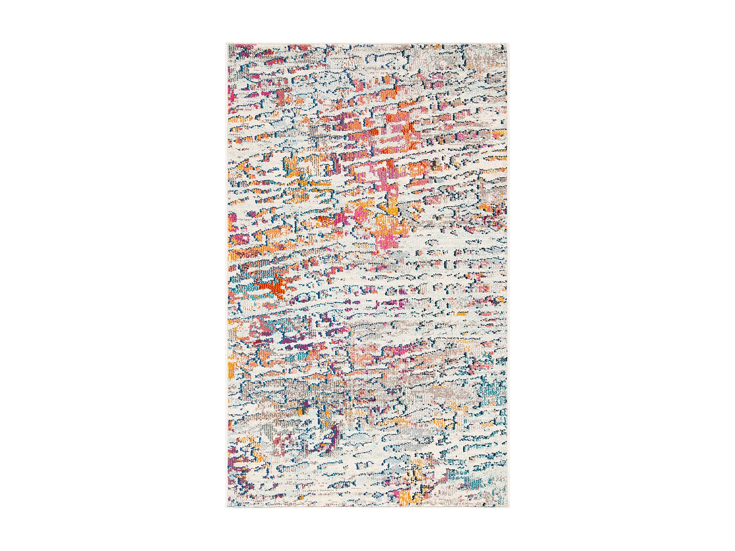 Tapis Bleu/Orange 91 X 152 cm - Rachel