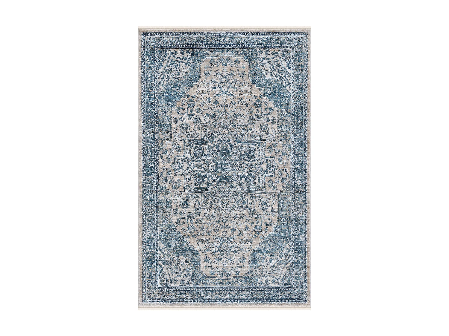 Tapis Bleu/Gris 122 X 183 cm - Kimberly