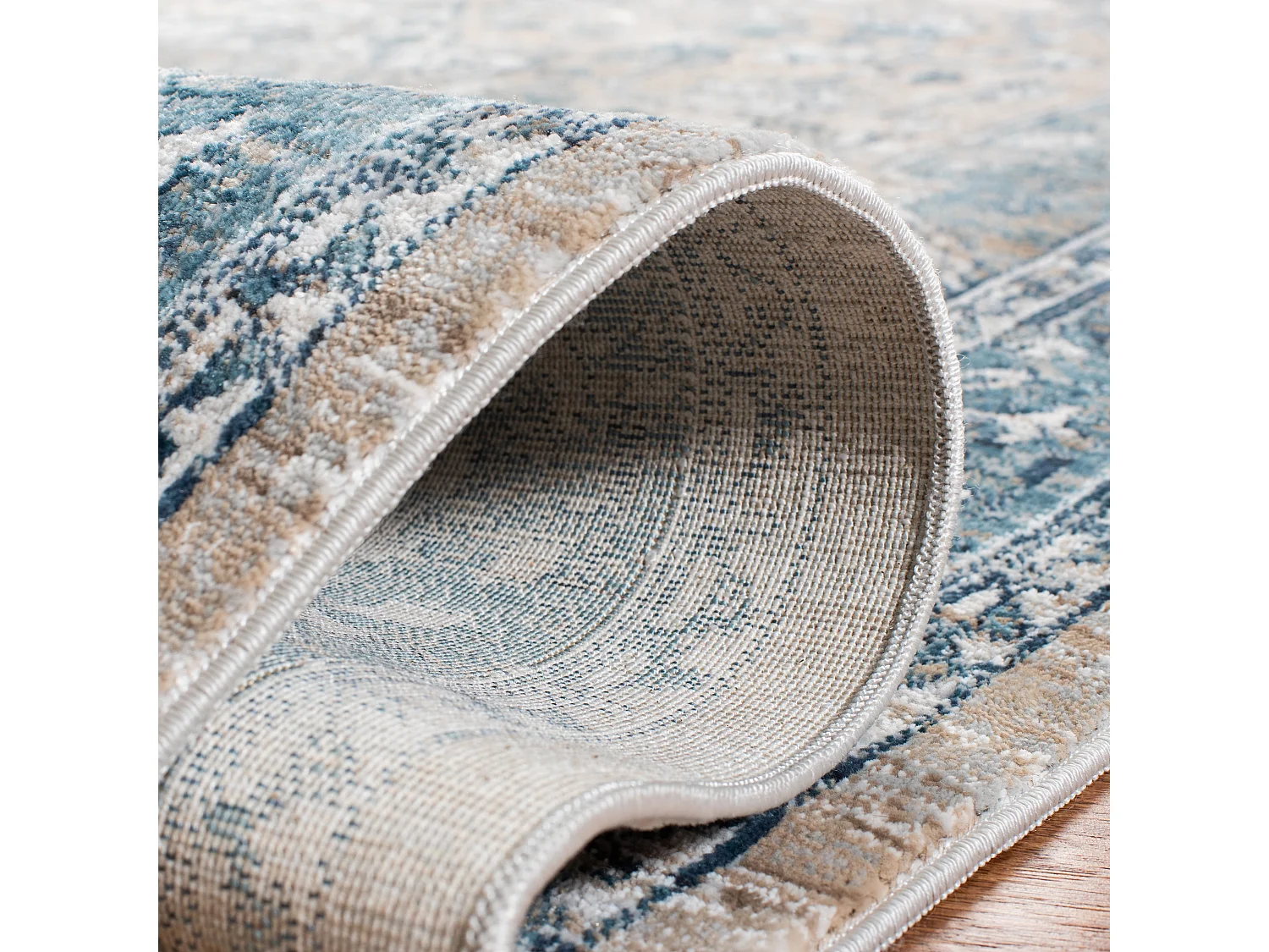 Tapis Bleu/Gris 122 X 183 cm - Kimberly