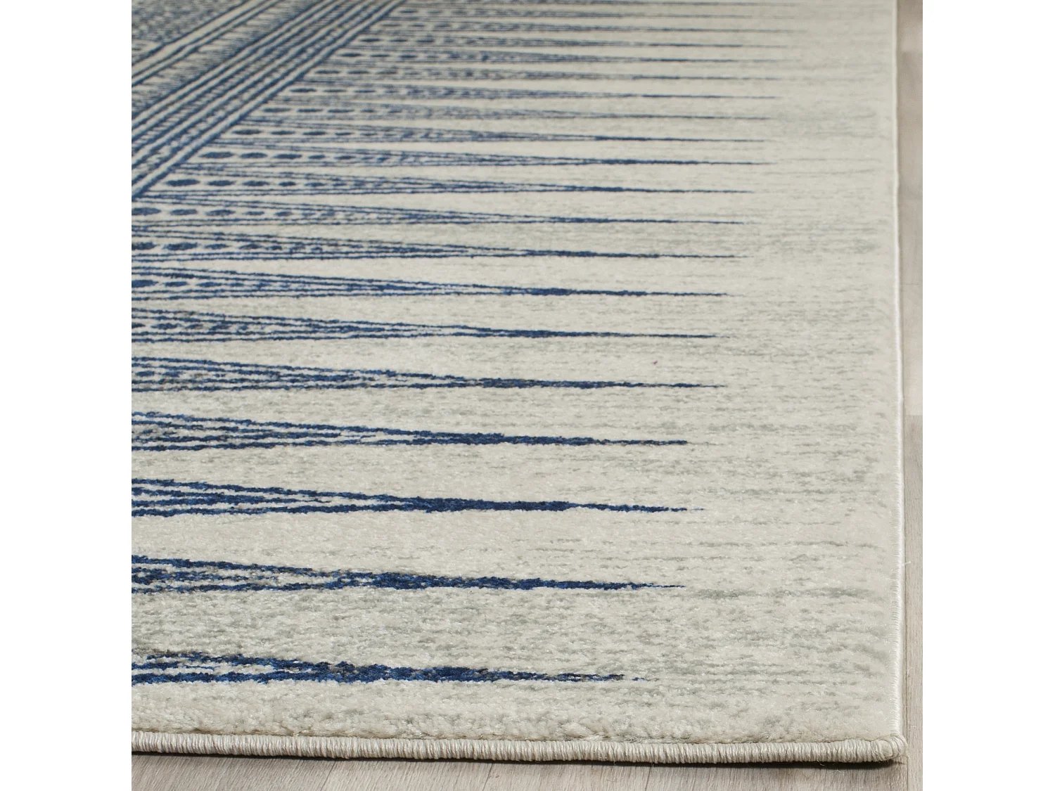 Tapis Neutre/Bleu 122 X 183 cm - Gianna