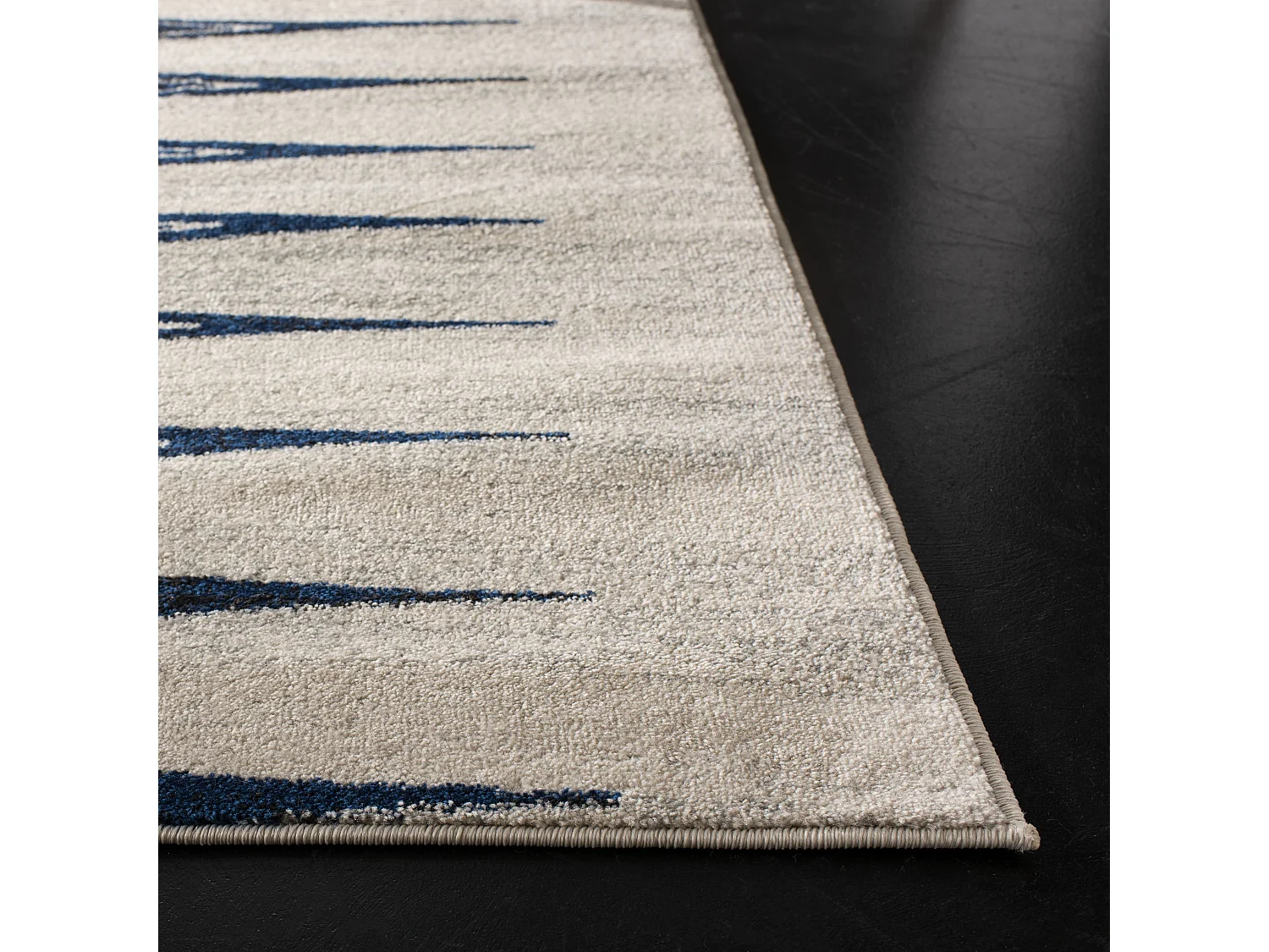 Tapis Neutre/Bleu 122 X 183 cm - Gianna