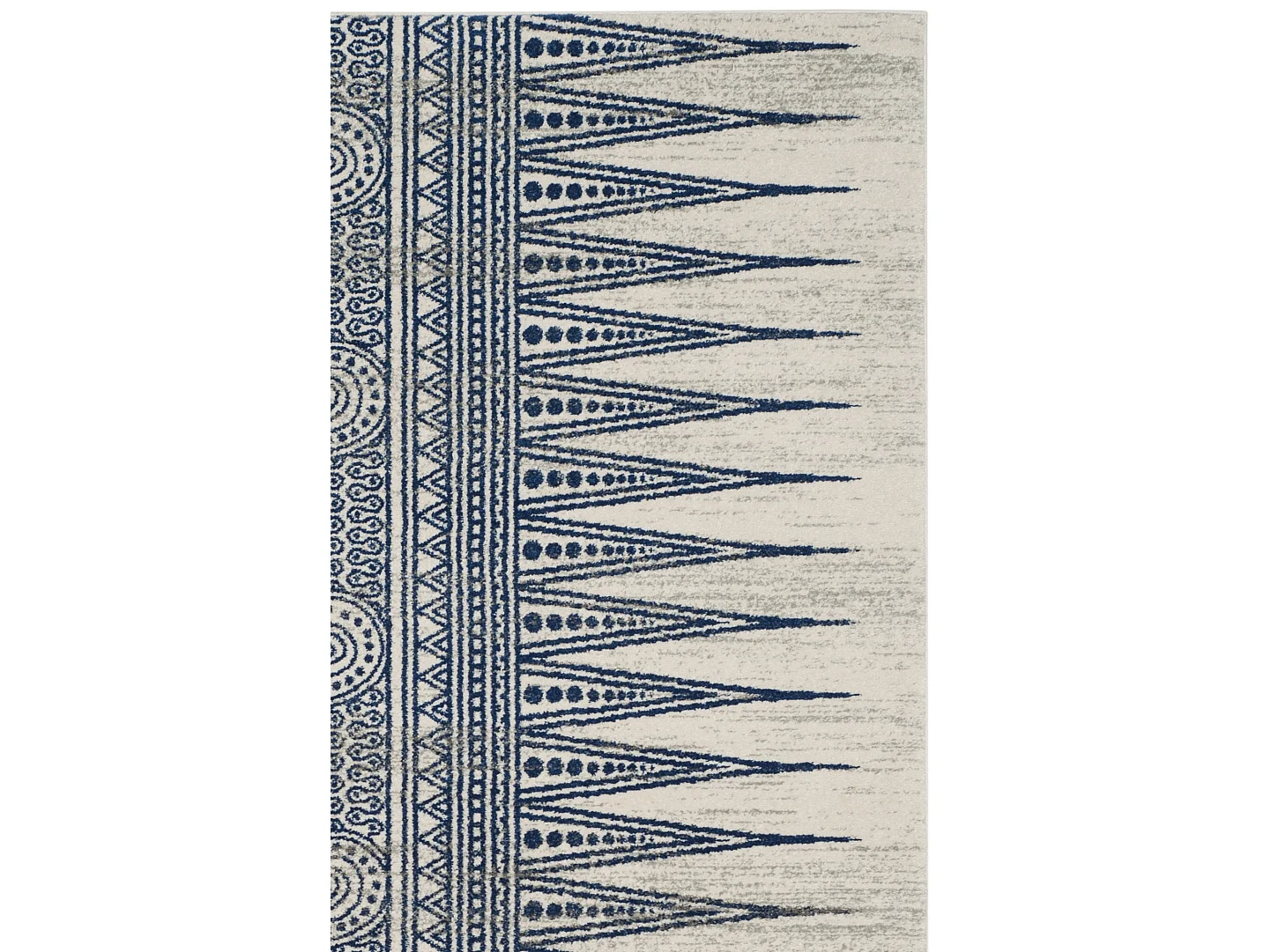 Tapis Neutre/Bleu 122 X 183 cm - Gianna