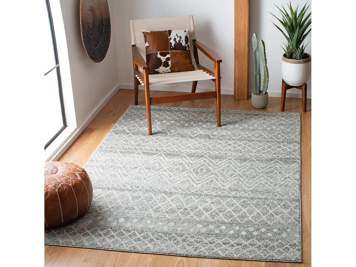 Tapis Gris/Neutre 155 X 229 cm - Skylar