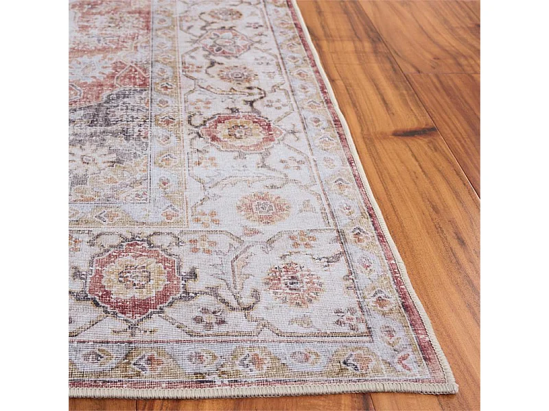 Tapis Gris clair/Rouille 76 X 244 cm - Primrose