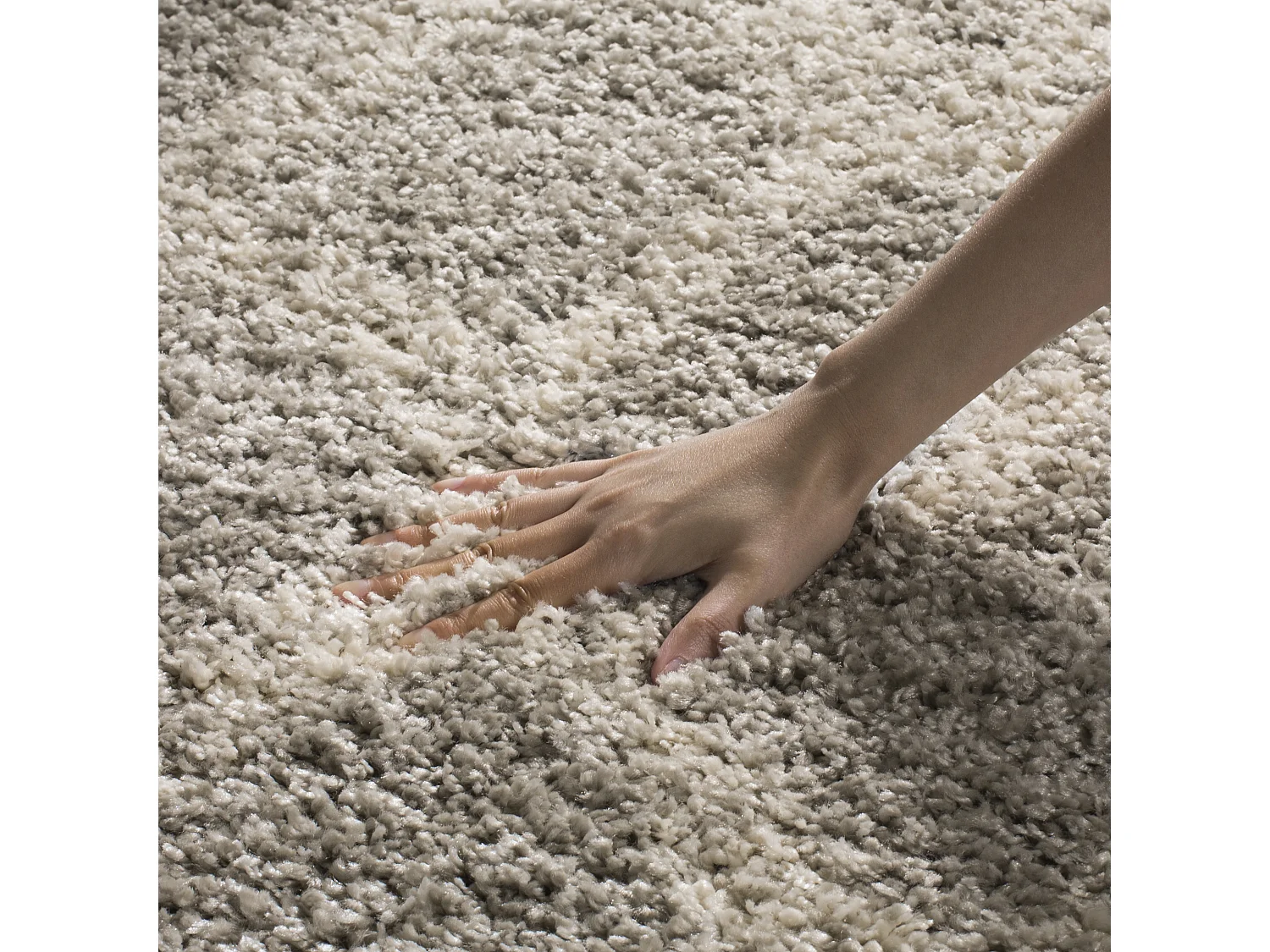 Tapis Gris/Neutre 91 X 152 cm - Frosina