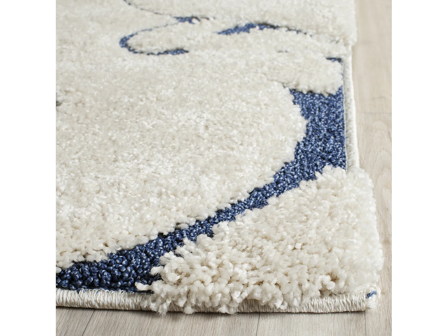 Tapis Neutre/Bleu 160 X 229 cm - Rosalind