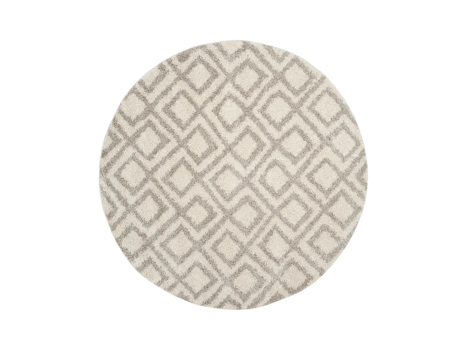 Tapis Neutre/Blanc 201 X 201 cm - Fabricio