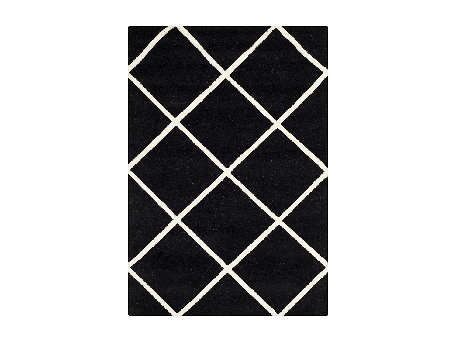 Tapis Noir/Neutre 122 X 183 cm - Eliza