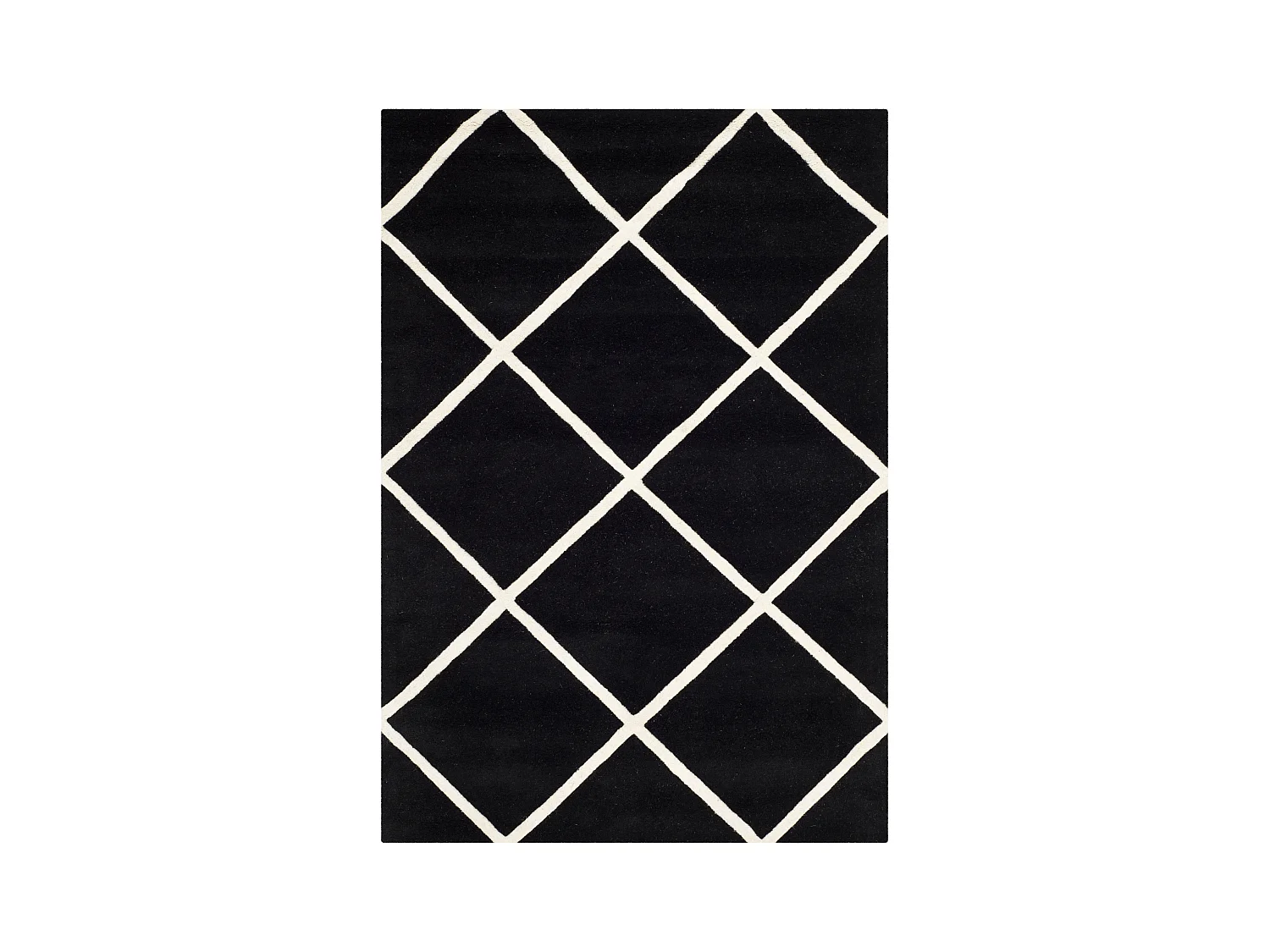 Tapis Noir/Neutre 122 X 183 cm - Eliza