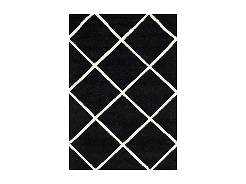 Tapis Noir/Neutre 122 X 183 cm - Eliza