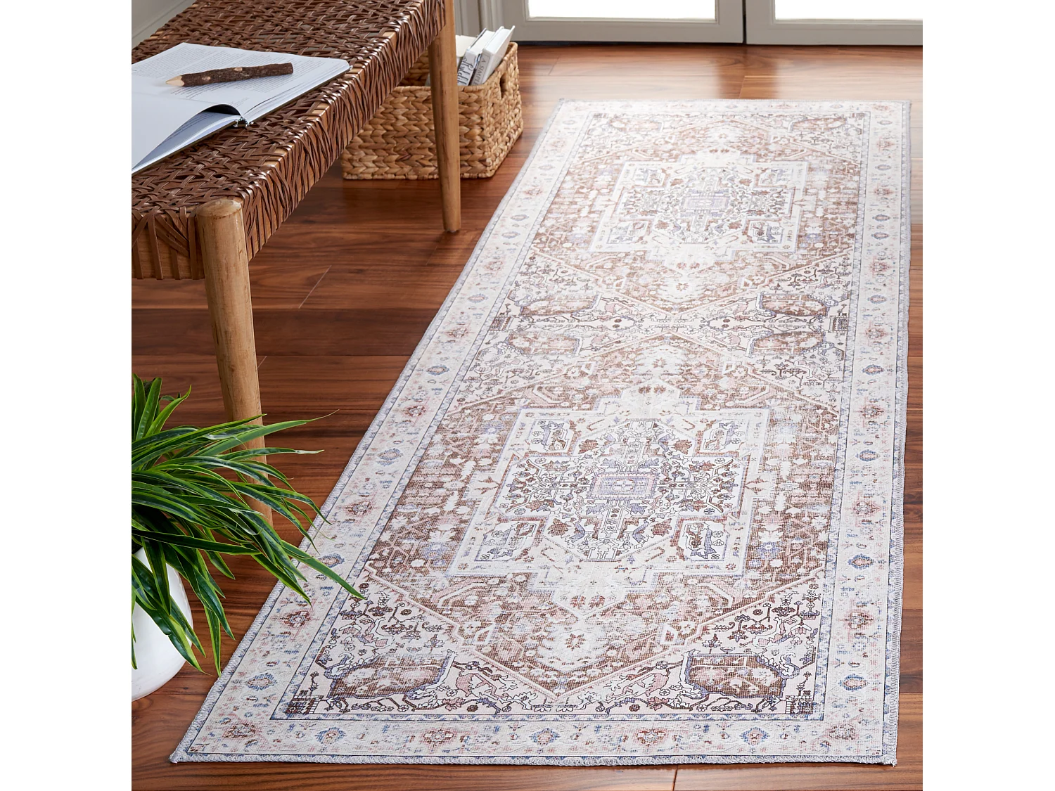 Tapis Taupe/Beige 76 X 244 cm - Serafina