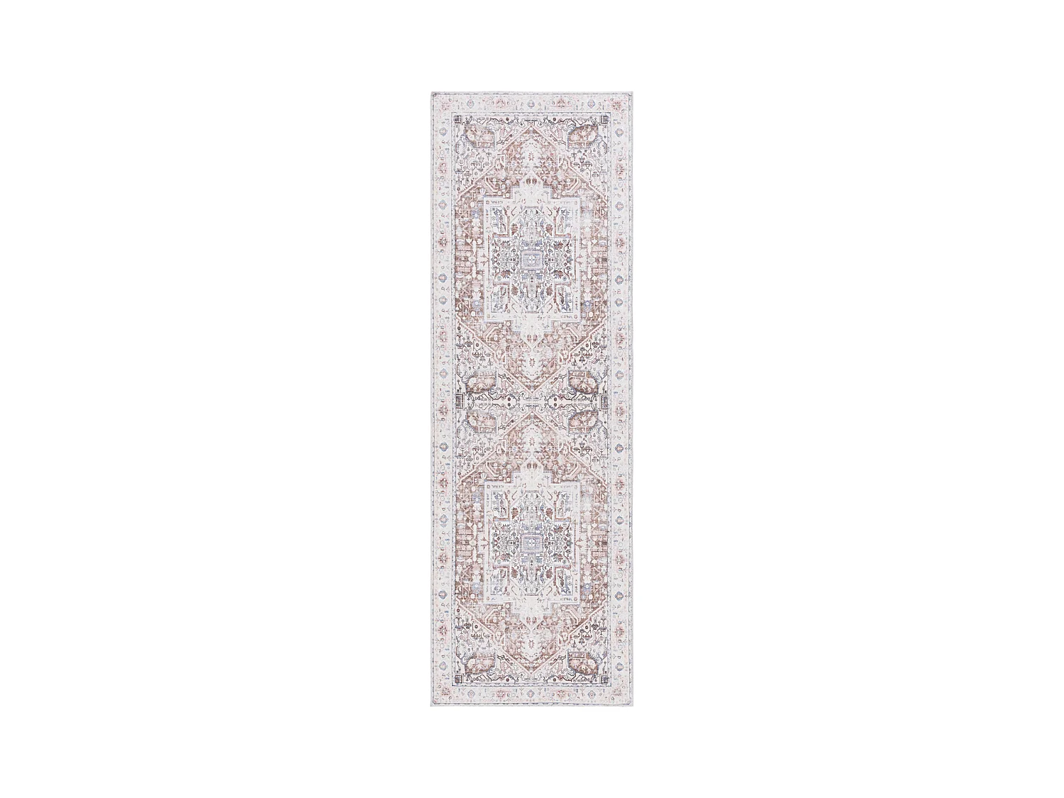 Tapis Taupe/Beige 76 X 244 cm - Serafina