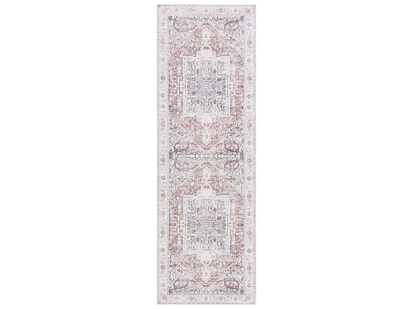 Tapis Taupe/Beige 76 X 244 cm - Serafina