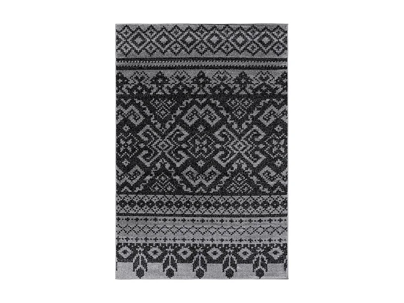 Tapis Gris/Noir 122 X 183 cm - Amina