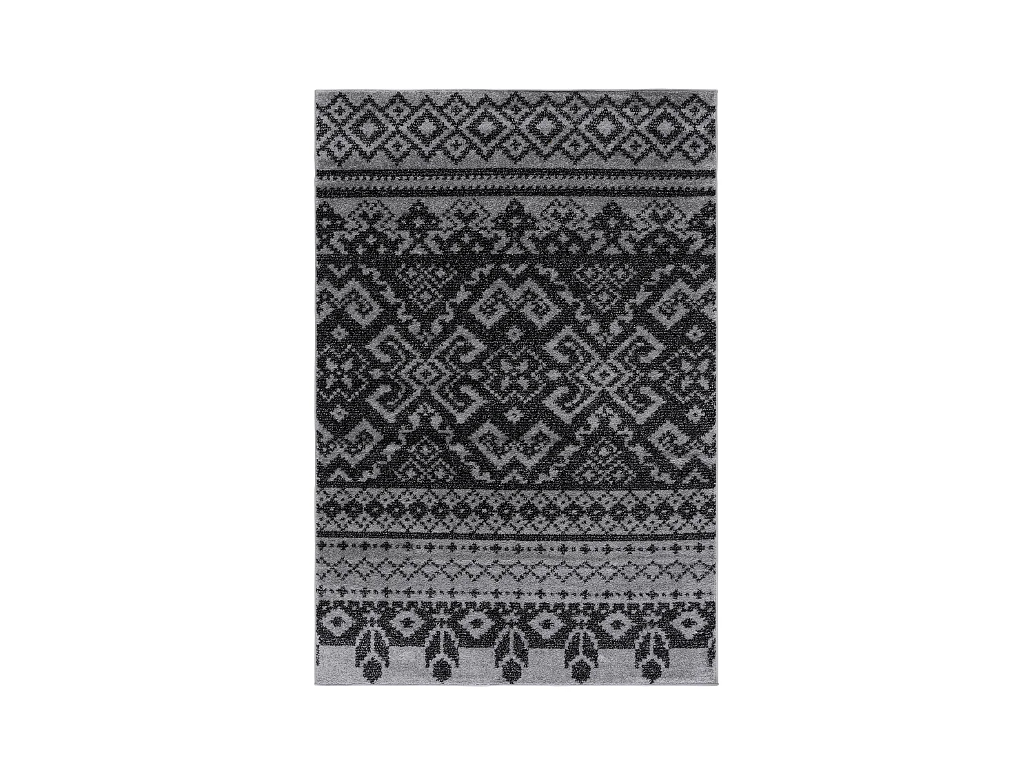 Tapis Gris/Noir 122 X 183 cm - Amina