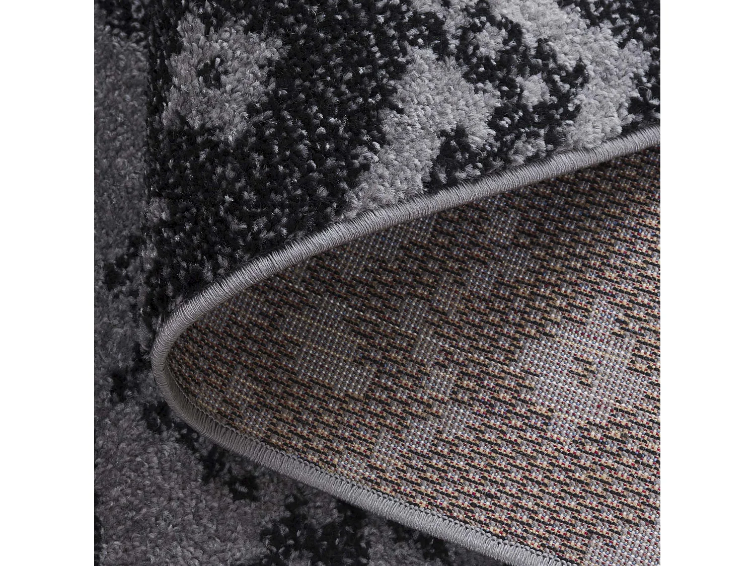 Tapis Gris/Noir 122 X 183 cm - Amina
