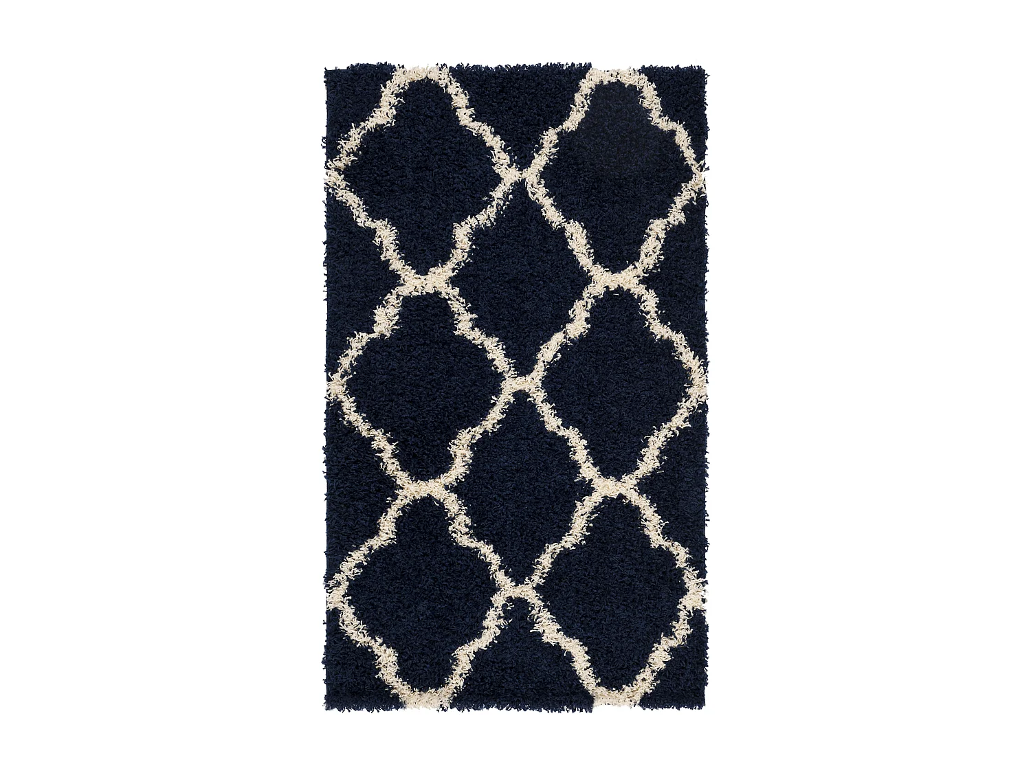 Tapis Bleu Marine/Neutre 122 X 183 cm - Aldo