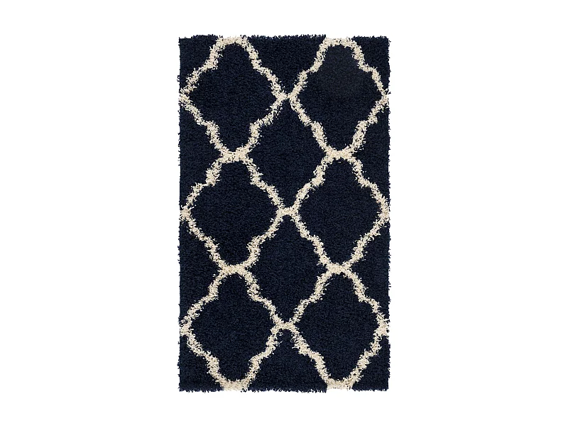 Tapis Bleu Marine/Neutre 122 X 183 cm - Aldo