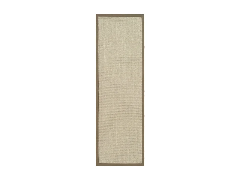 Tapis Neutre/Marron 76 X 244 cm - Dimas
