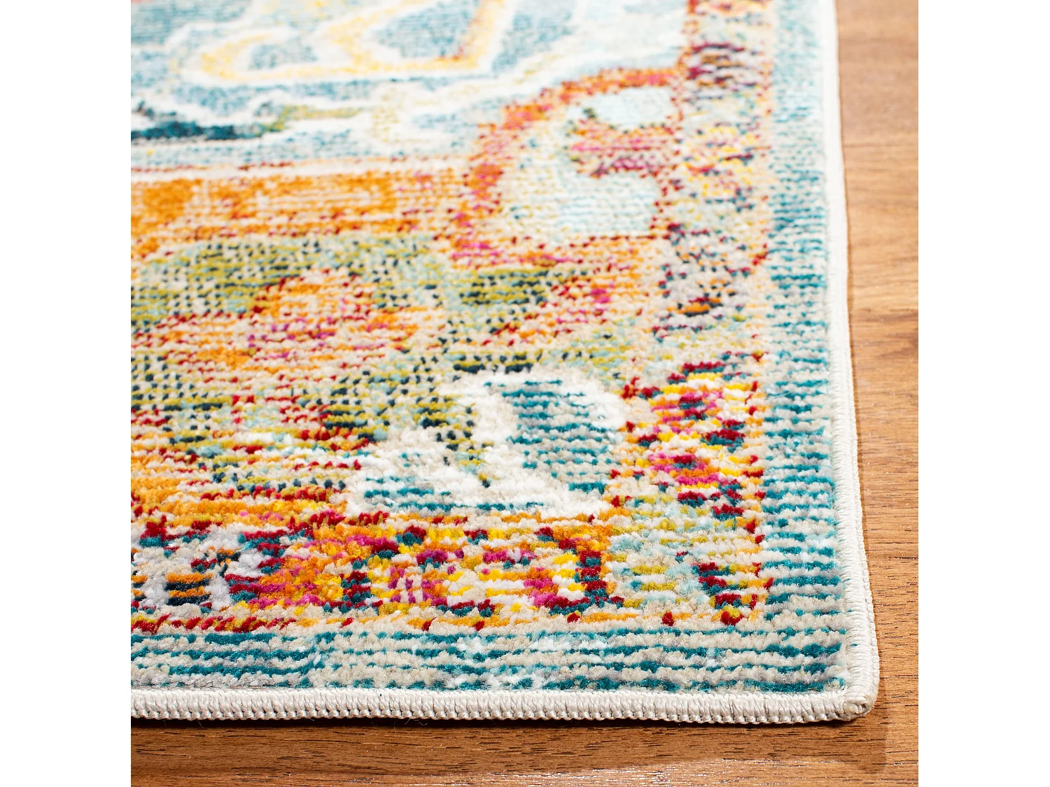 Tapis Bleu/Orange 91 X 152 cm - Desi