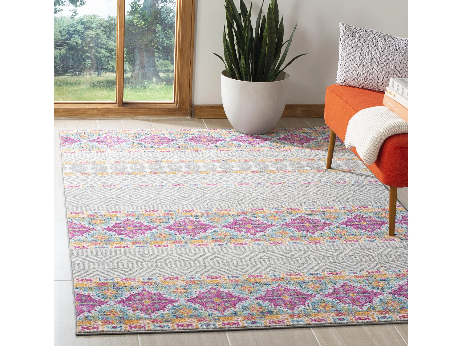 Tapis Gris/Neutre 122 X 183 cm - Esme