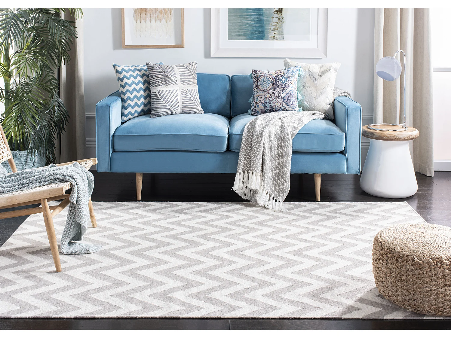 Tapis Gris/Neutre 152 X 244 cm - Nelli