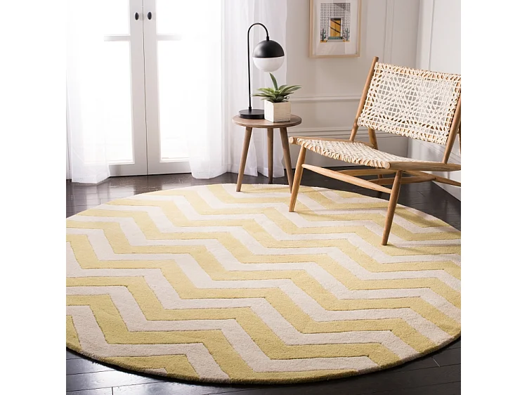 Tapis Or/Neutre 152 X 152 cm - Anneliese