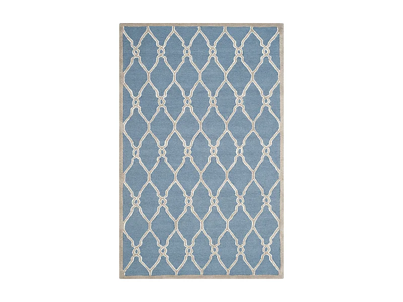 Tapis Bleu Marine/Neutre 152 X 244 cm - Augusta