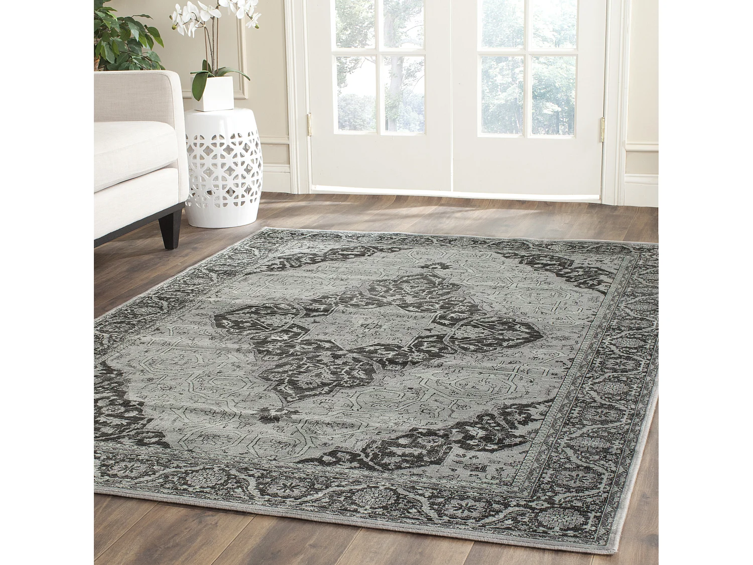 Tapis Bleu/Multicolore 122 X 170 cm - Charlotte