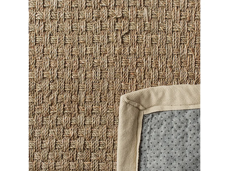 Tapis Naturel/Ivoire 91 X 91 cm - Roselyn