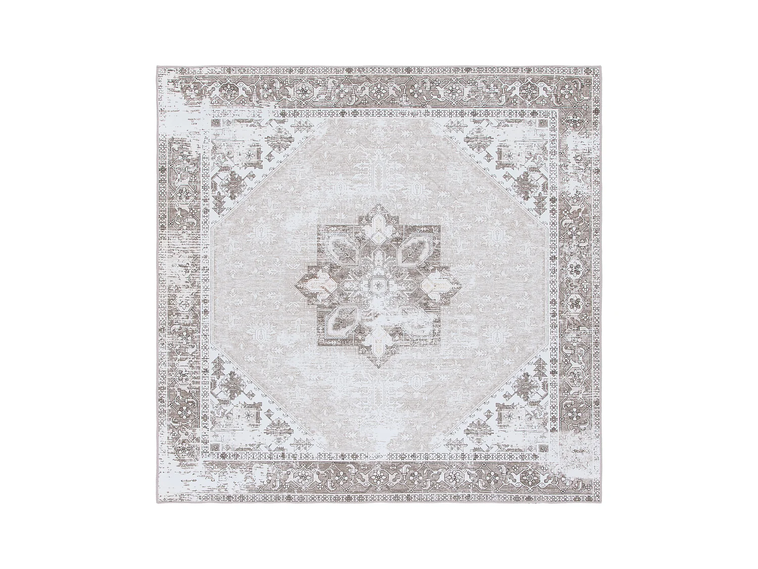 Tapis Sage/Ivoire 183 X 183 cm - Kushim