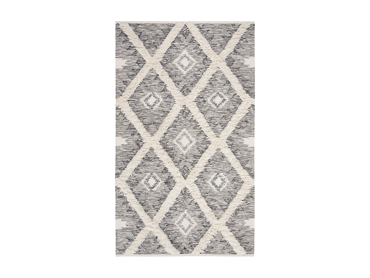 Tapis Noir/Neutre 183 X 274 cm - Emmeline