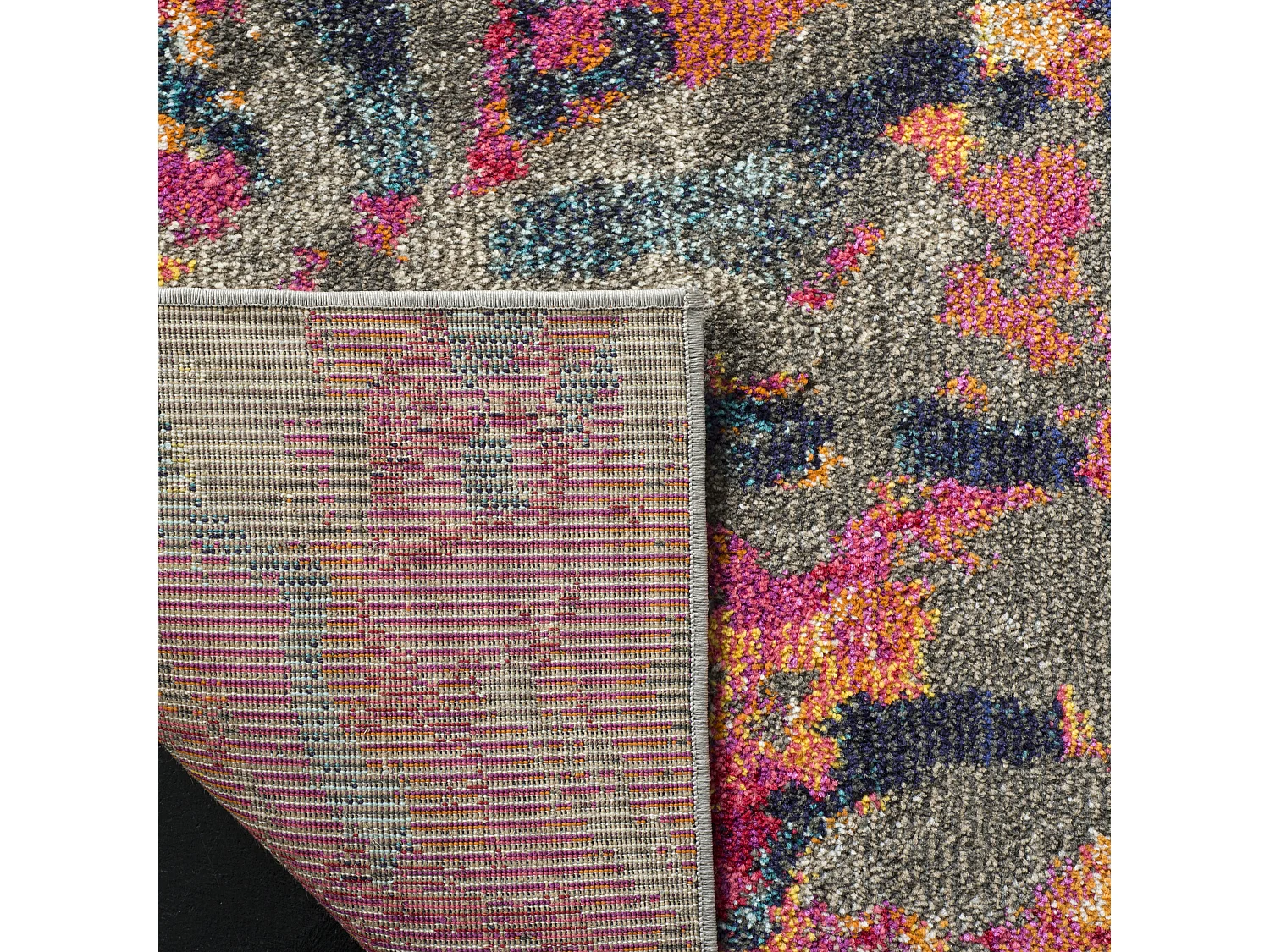 Tapis Bleu/Orange 122 X 170 cm - Ember