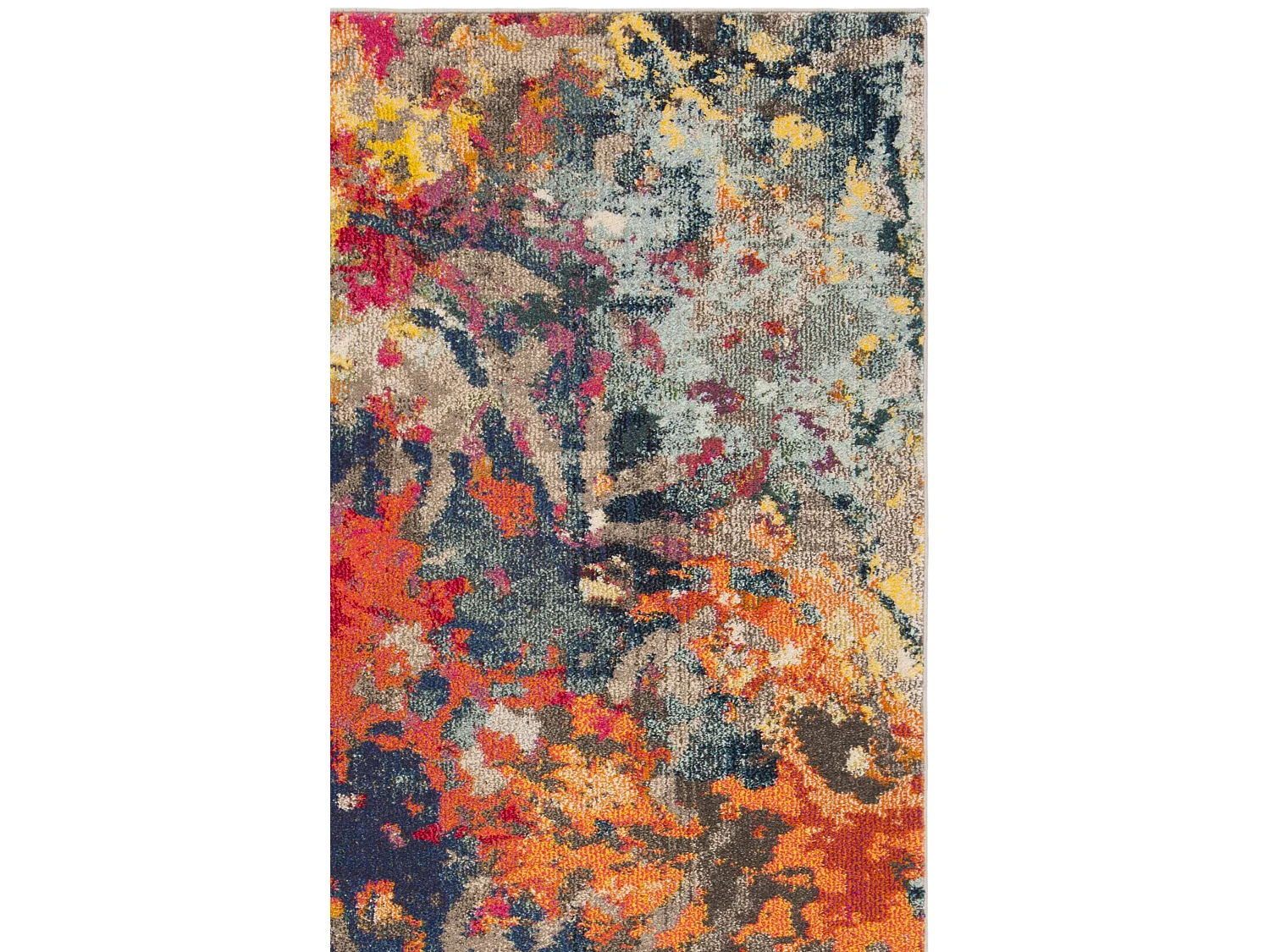Tapis Bleu/Orange 122 X 170 cm - Ember